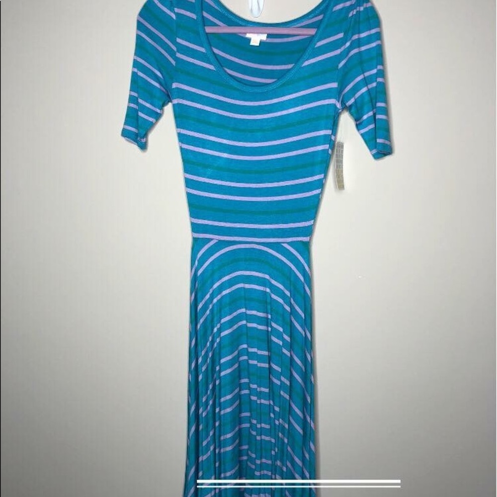 XXS Stretchy LuLaRoe Nicole Midi Dress